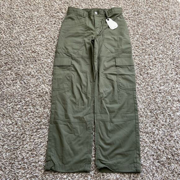 Prana Palisades Ripstop Utility Pant Womens 6 Rye Green 29" Relaxed Fit Straight - Picture 5 of 13